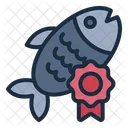 Certified Quality Fish Icon