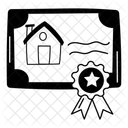 Certified Property Certificate Icon