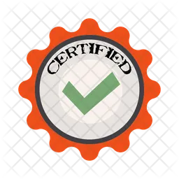 Certified stamp Logo Icon