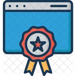Certified Web  Icon