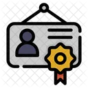 Certivicate Agreement License Icon