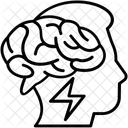Cerveau Remue Meninges Esprit Icône