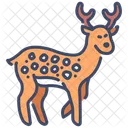 Ideias Veados Chifres Icon