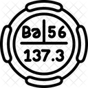 Cesio Tabla Periodica Quimica Icono