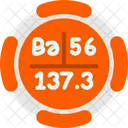 Cesio Tabla Periodica Quimica Icono