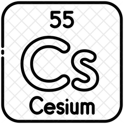 세슘  아이콘