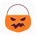 Balde De Doces Balde De Doces Ou Travessuras Doces De Halloween Ícone