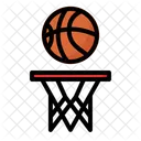 Cesta De Basquete Rede De Basquete Basquete Icon