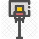 Basquete Aro Poste Ícone