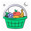 Frutas Cesta Organica Icon