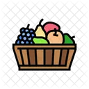 Canasta de frutas  Icono