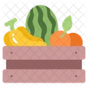 Canasta de frutas  Icono