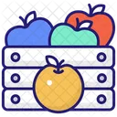 Cesta De Frutas Frutas Frescas Frutas Icono