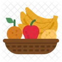 Canasta de frutas  Icono