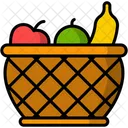 Canasta de frutas  Icono