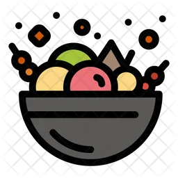 Canasta de frutas  Icono