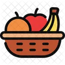 Canasta de frutas  Icono