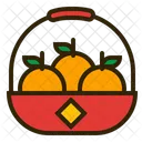 Cesta de frutas  Icono