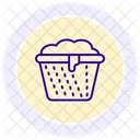Cesto De La Ropa Icono