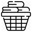 Cesto De Ropa Cesto De Ropa Ropa Limpia Icono