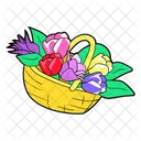 Cesta de flores  Icon