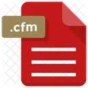 Cfm File Paper Icon