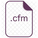 Cfm Fichier Document Icône