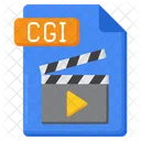 Cgi File Format File Extension Icône