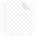 Cgm File Document Icon