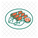 Cha Gio Spring Rolls Vietnamese Dishes Icon