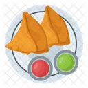 Fried Pastry Meat Icon