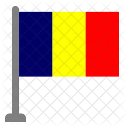 Chad Flag Icono