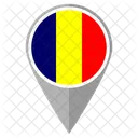 Chad Country Location Location Icon