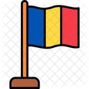 Chad Country Flag Icon