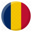 Chad Flag Country Icon