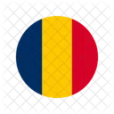 Chad Flag  Icon