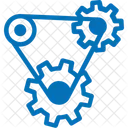 Chain Cog Chain Combination Icon