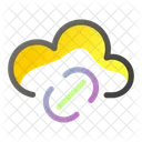 Chain Cloud Computing Link Icon