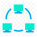 Chain Computer  Icon