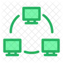 Chain Computer  Icon