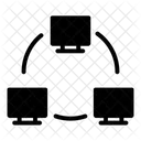 Chain Computer  Icon