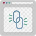Chain Link Hyperlink Link Building Icon