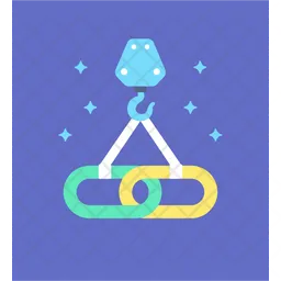 Chain Link Building  Icon