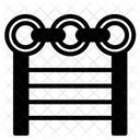 Chain Link Fence Fence Landscape Icon