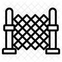 Chain Link Fence Fence Landscape Icon