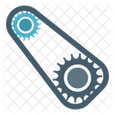 Chaine Dengrenages Chaine A Cremaillere Chaine A Rouleaux Icône