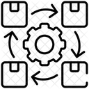 Chaîne d'approvisionnement  Icône