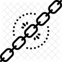 Chaine Maillon Faible Deconnexion Icon