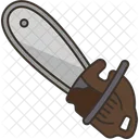 Chainsaw Cut Blade Icon