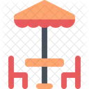Chair Table Relax Icon